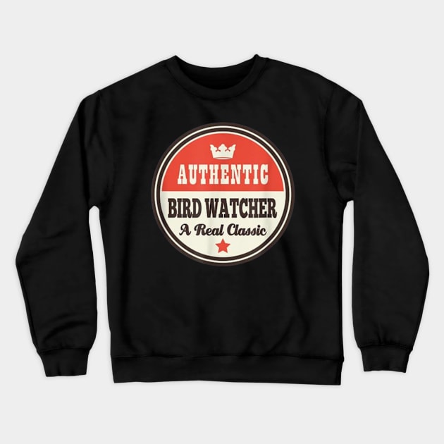 Vintage Bird Watcher Crewneck Sweatshirt by DellK'pets